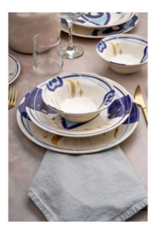 Service de table (24 pièces) - Multicolore