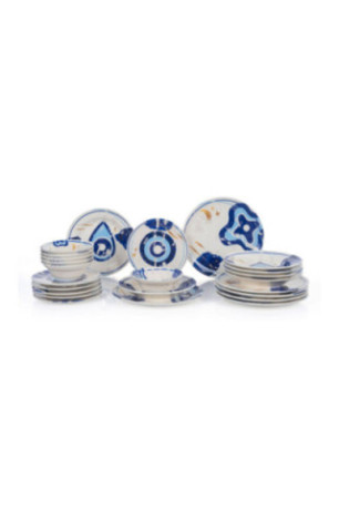 Service de table (24 pièces) - Multicolore