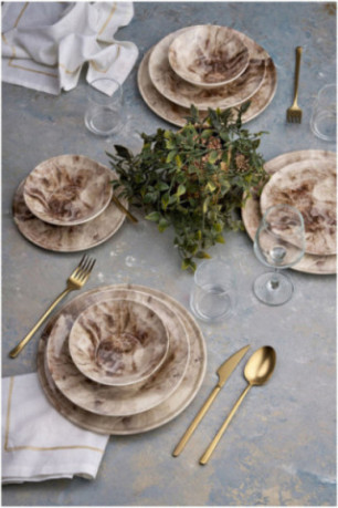 Service de table (24 pièces) - Multicolore