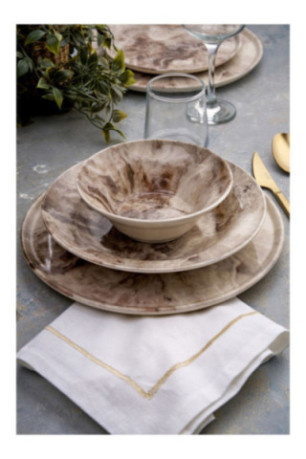 Service de table (24 pièces) - Multicolore