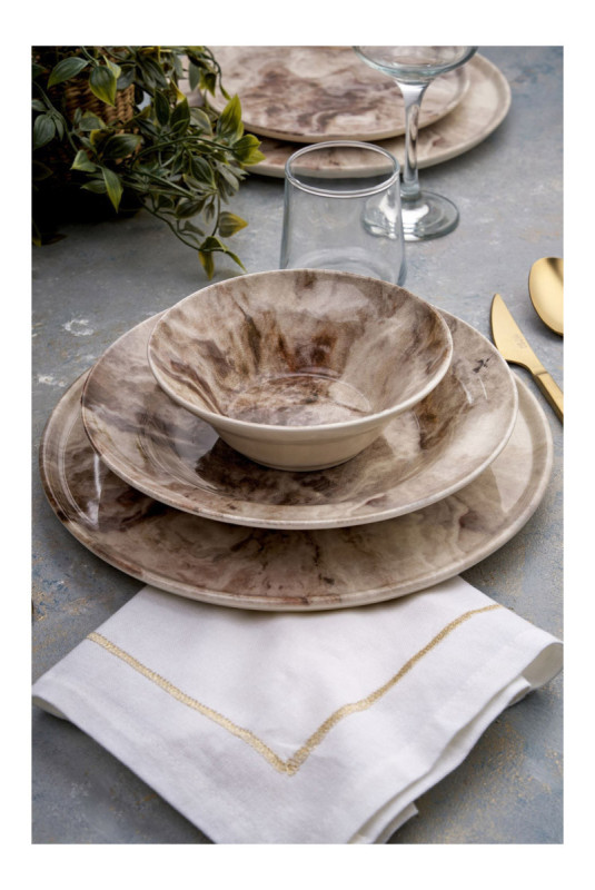Service de table (24 pièces) - Multicolore