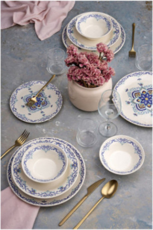 Service de table (24 pièces) - Multicolore