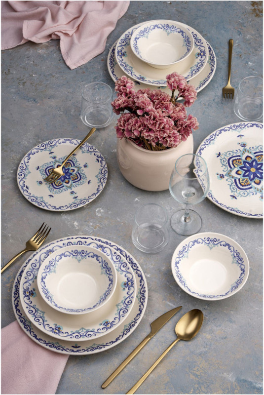 Service de table (24 pièces) - Multicolore