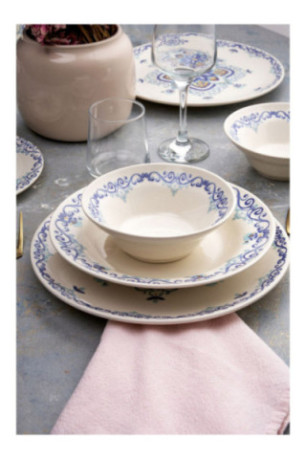 Service de table (24 pièces) - Multicolore