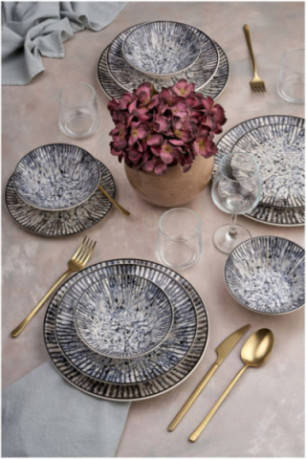 Service de table (24 pièces) - Multicolore