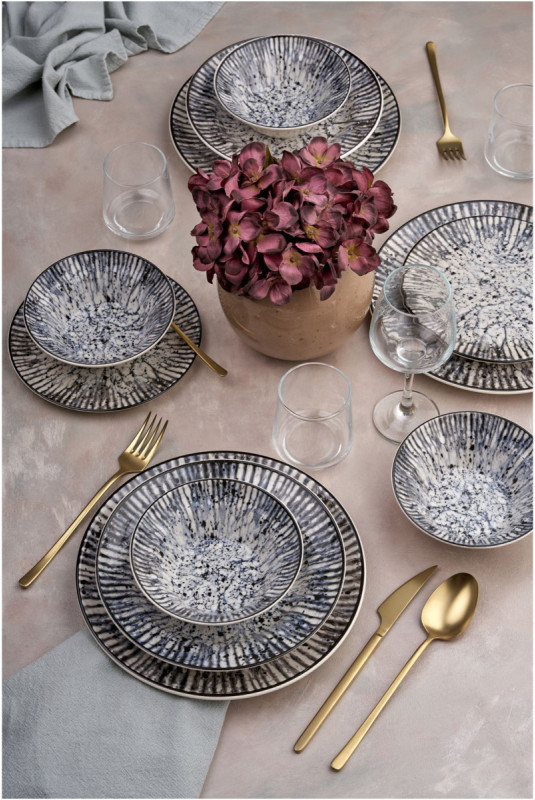 Service de table (24 pièces) - Multicolore