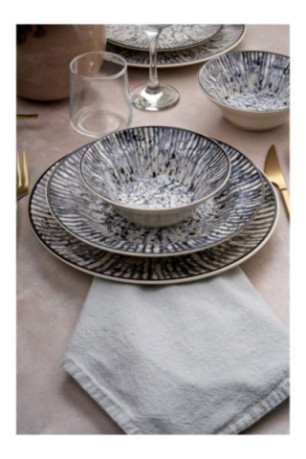 Service de table (24 pièces) - Multicolore