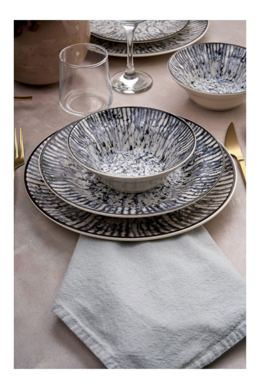 Service de table (24 pièces) - Multicolore