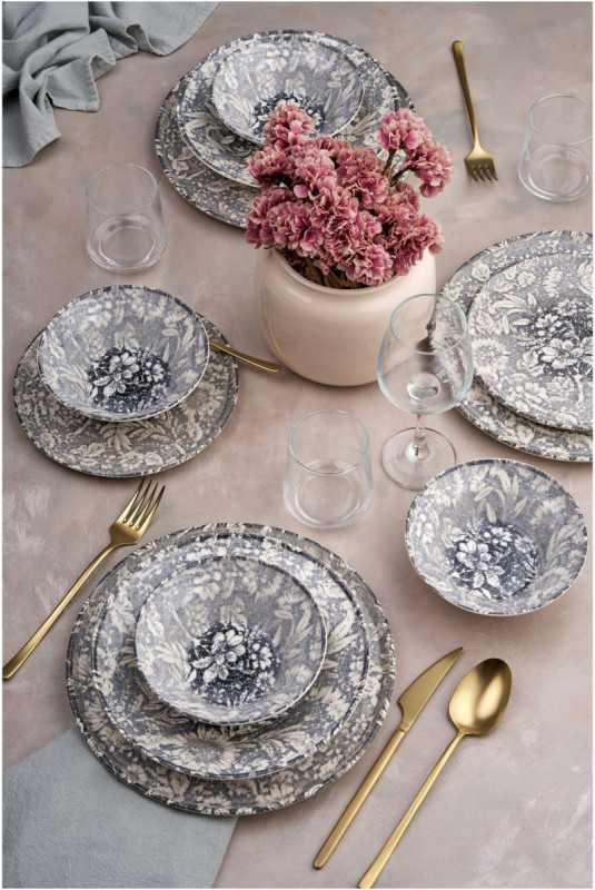 Service de table (24 pièces) - Multicolore