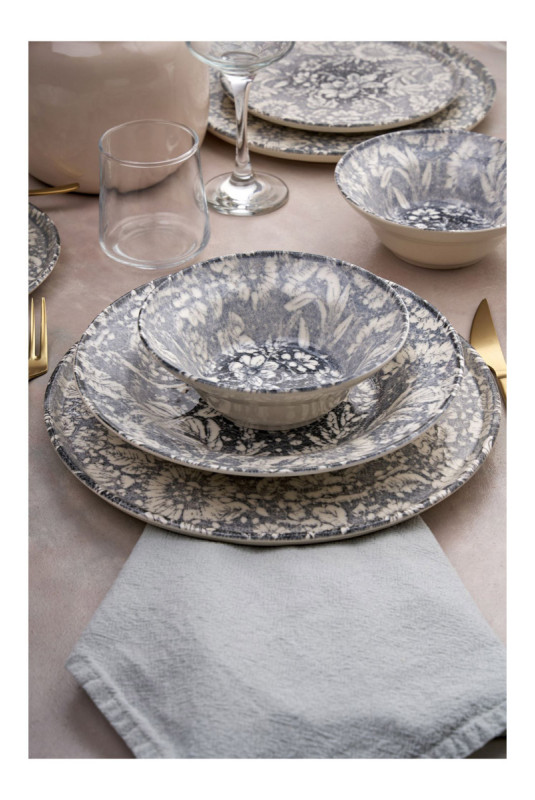 Service de table (24 pièces) - Multicolore