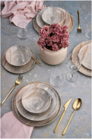 Service de table (24 pièces) - Multicolore