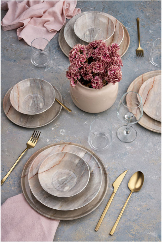 Service de table (24 pièces) - Multicolore
