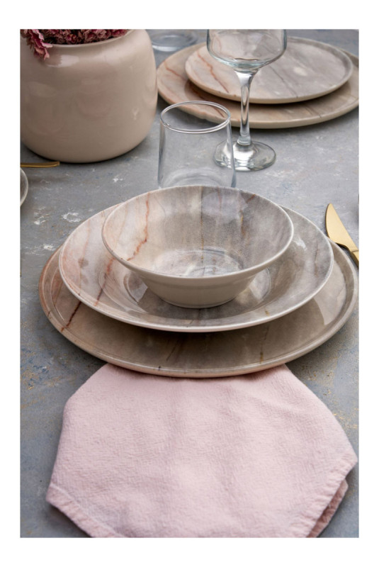 Service de table (24 pièces) - Multicolore