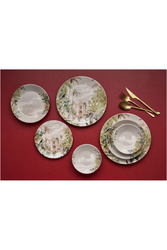 Service de table (24 pièces) - Multicolore