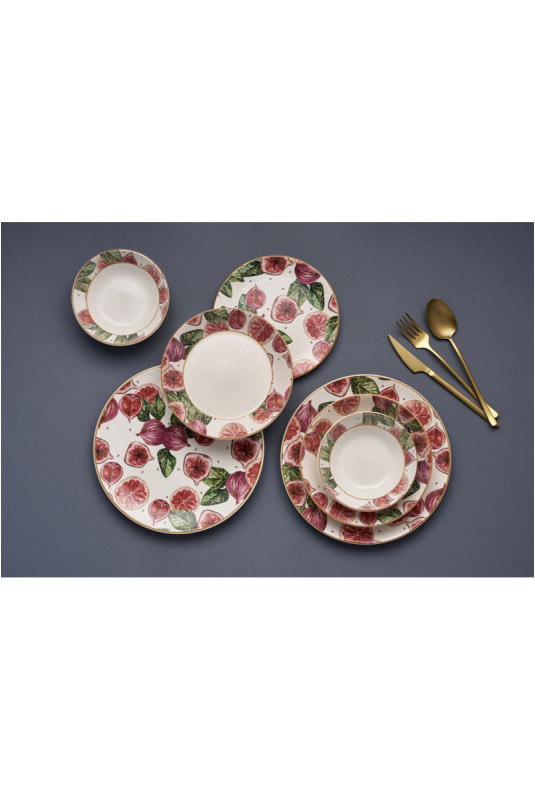 Service de table (24 pièces) - Multicolore