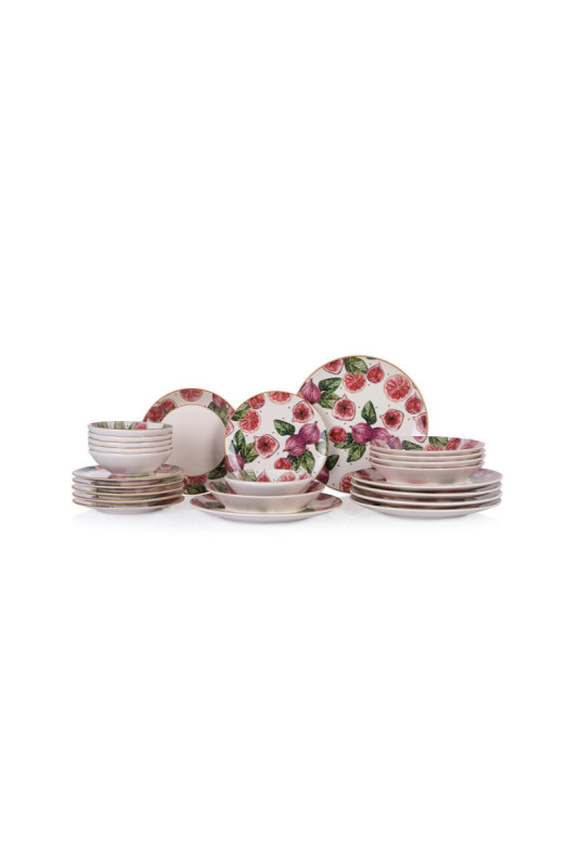 Service de table (24 pièces) - Multicolore
