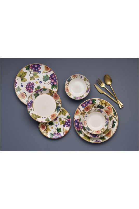 Service de table (24 pièces) - Multicolore