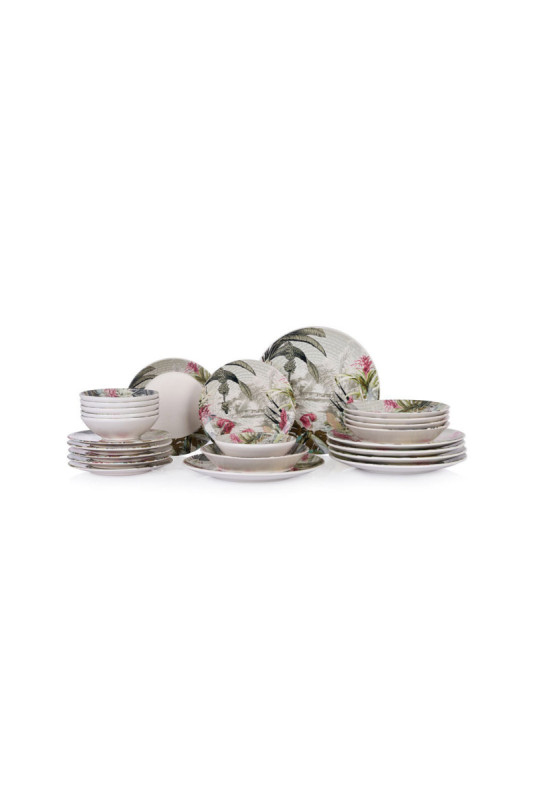 Service de table (24 pièces) - Multicolore