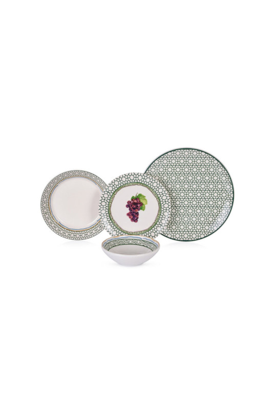Service de table (24 pièces) - Multicolore