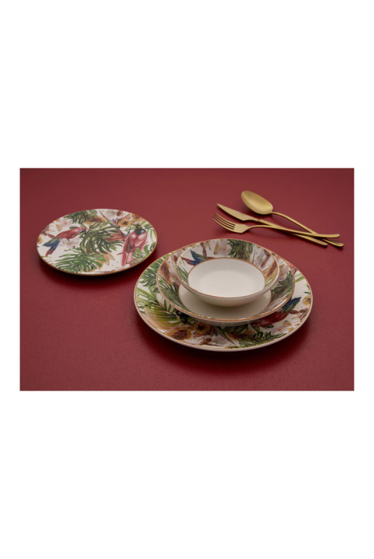 Service de table (24 pièces) - Multicolore