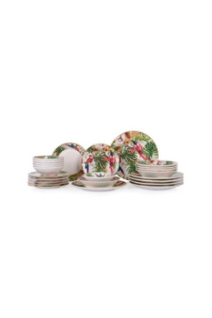 Service de table (24 pièces) - Multicolore