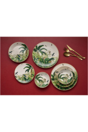 Service de table (24 pièces) - Multicolore