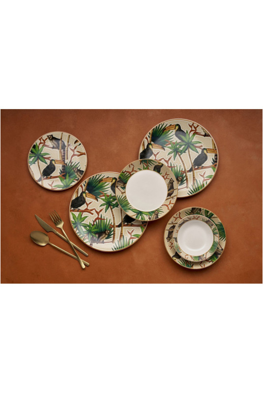 Service de table (24 pièces) - Multicolore