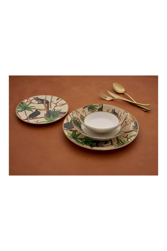 Service de table (24 pièces) - Multicolore