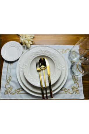 Service de table (24 pièces) - Crème