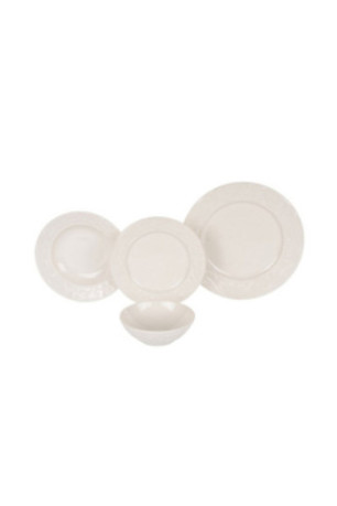 Service de table (24 pièces) - Crème