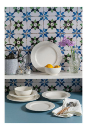 Service de table (24 pièces) - Blanc