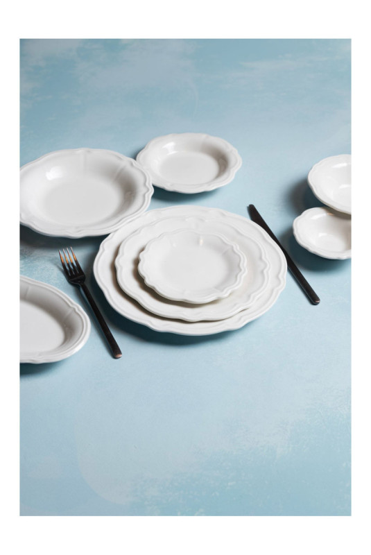 Service de table (24 pièces) - Blanc