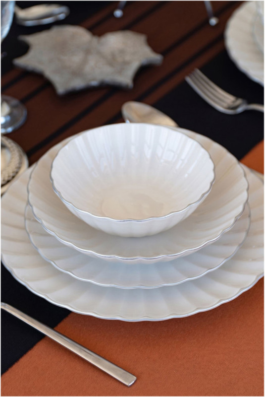 Service de table (24 pièces) - Or blanc
