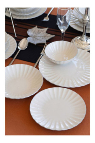 Service de table (24 pièces) - Or blanc