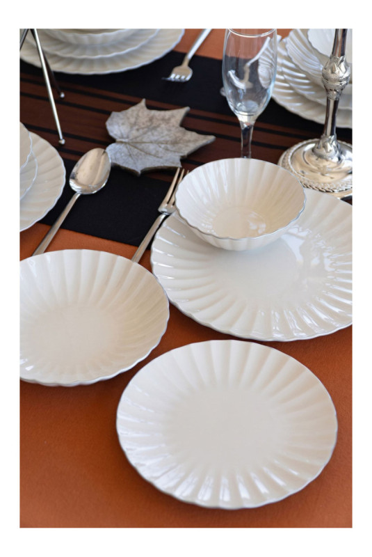 Service de table (24 pièces) - Or blanc