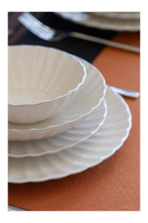 Service de table (24 pièces) - Or blanc