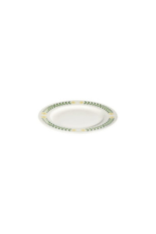 Service de table (24 pièces) - Blanc Vert Jaune