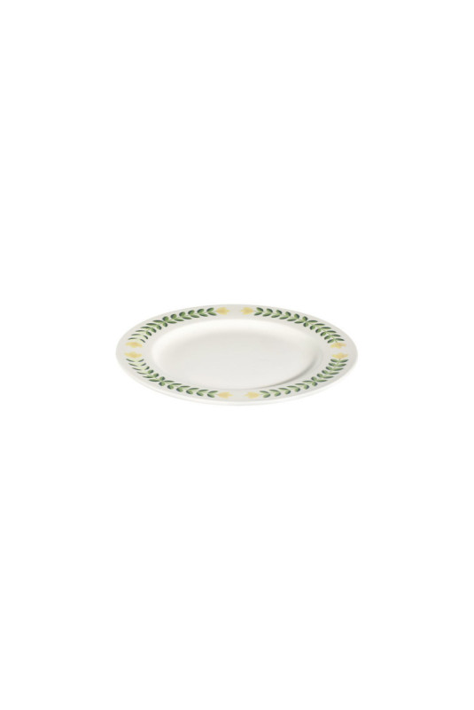 Service de table (24 pièces) - Blanc Vert Jaune