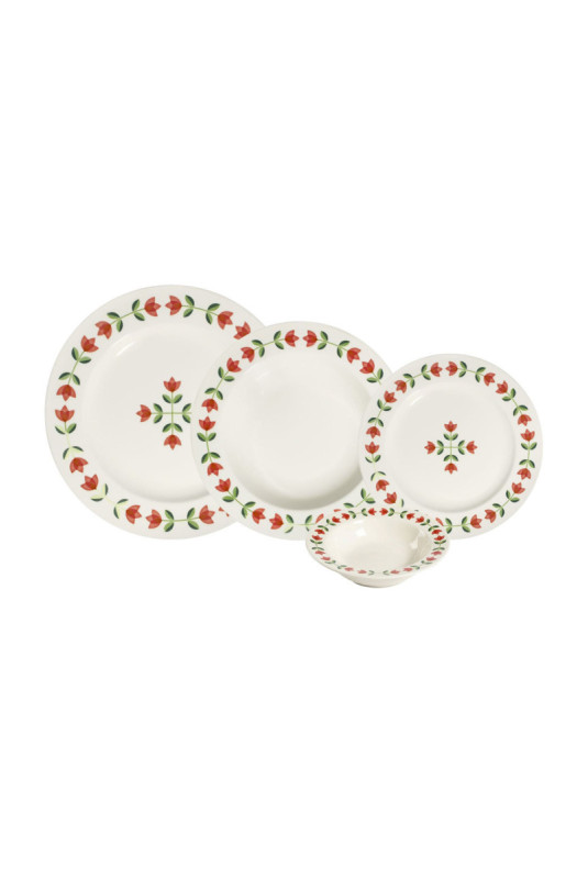 Service de table (24 pièces) - Multicolore