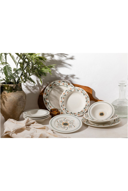 Service de table (24 pièces) - Multicolore