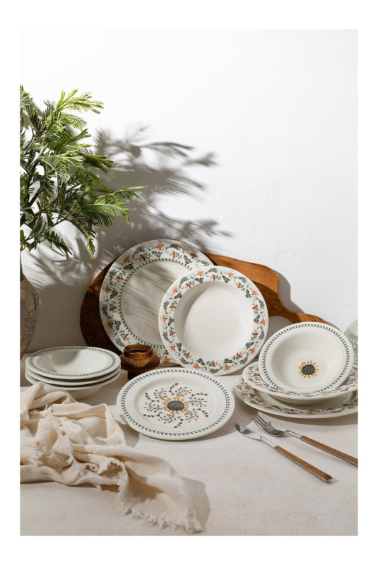 Service de table (24 pièces) - Multicolore