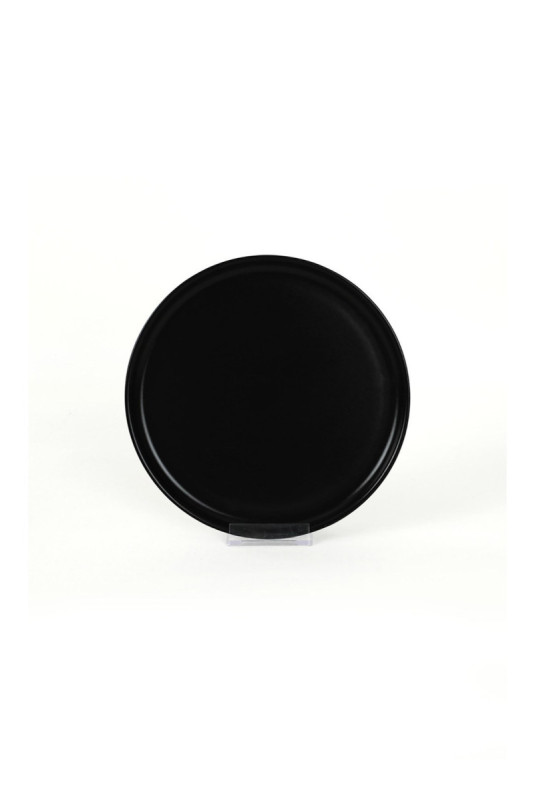 Service de table en céramique (18 pièces) - Noir