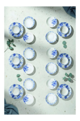 Service de table (24 pièces) - Bleu