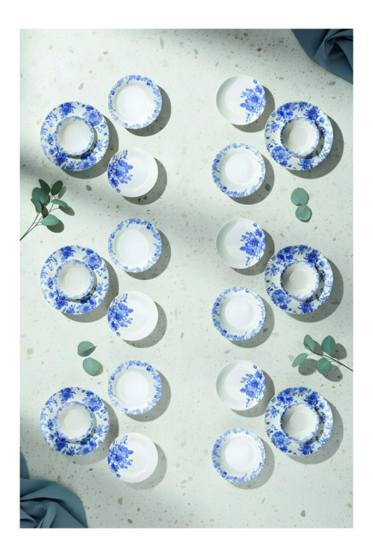 Service de table (24 pièces) - Bleu