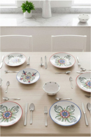 Service de table (24 pièces) - Multicolore