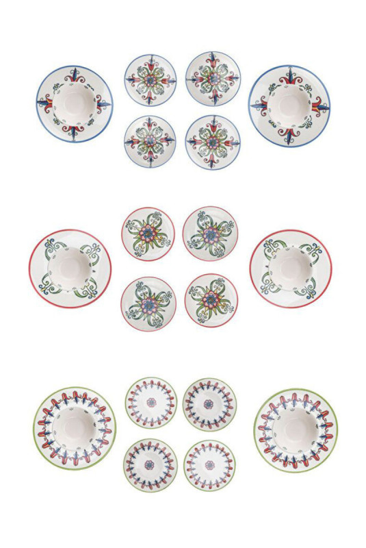 Service de table (24 pièces) - Multicolore