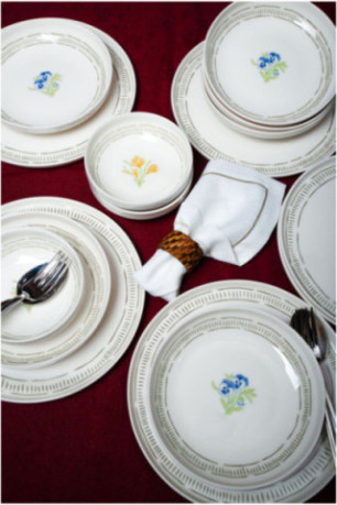 Service de table (18 pièces) - Multicolore