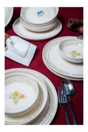 Service de table (18 pièces) - Multicolore