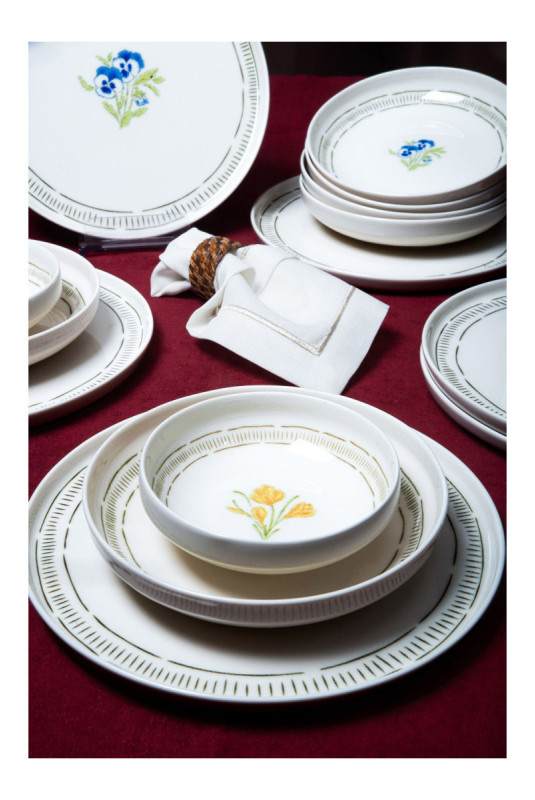 Service de table (18 pièces) - Multicolore