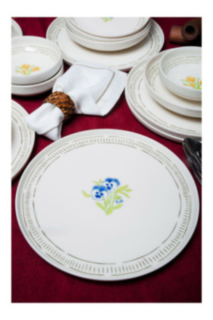Service de table (18 pièces) - Multicolore